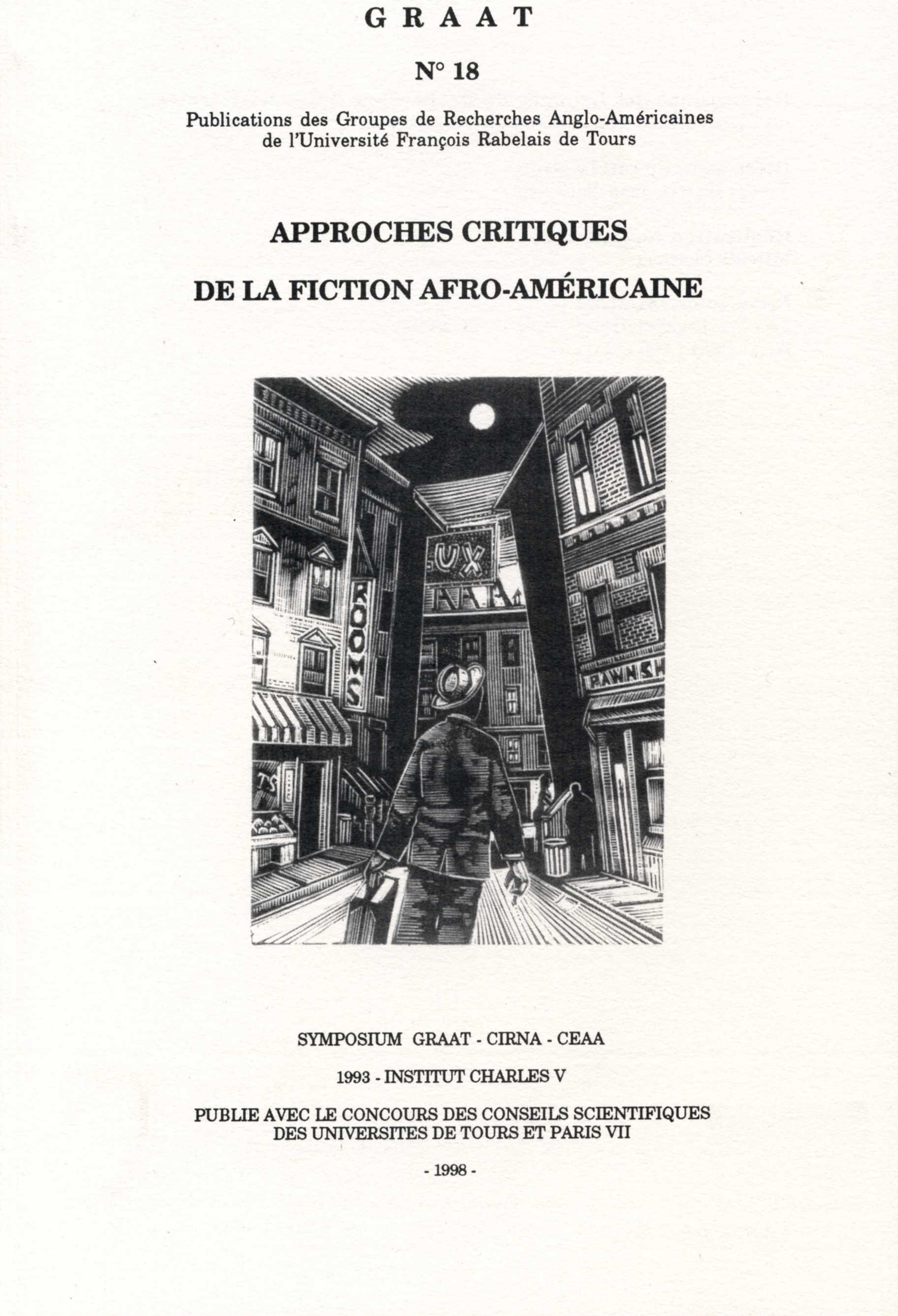 GRAAT #18: Approches Critiques de la fiction afro-am&eacute;ricaine