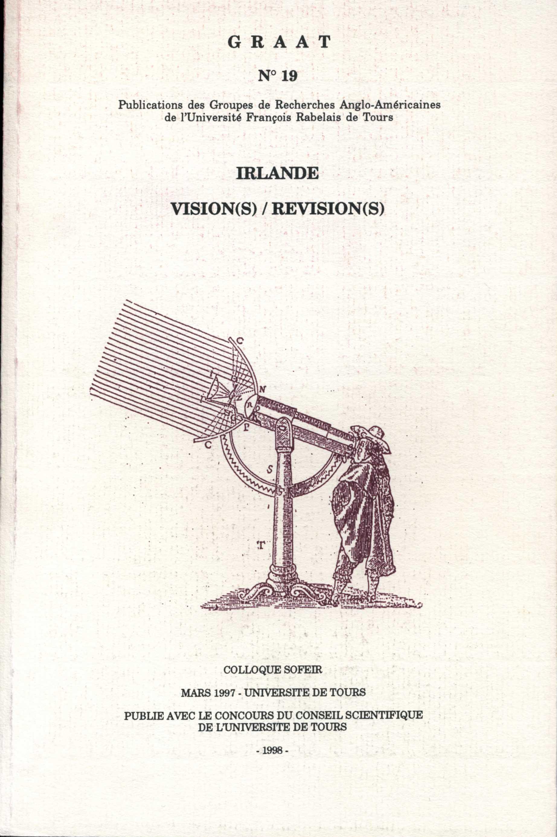 GRAAT #19 Irlande: Vision(s) / R&eacute;vision(s)